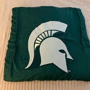 Michigan State University Vintage Spartan Decorative Comforter